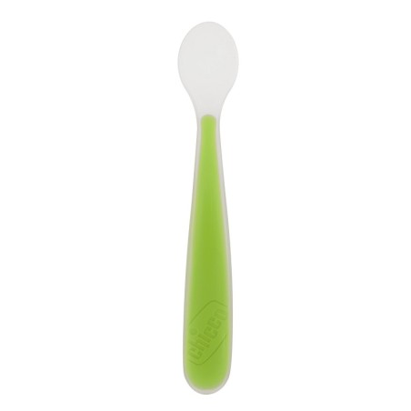 Chicco Softly Spoon Cucchiaio Morbido In Silicone Verde 6m+ Chicco Softly Spoon Cucchiaio Morbido In Silicone Verde 6m+
