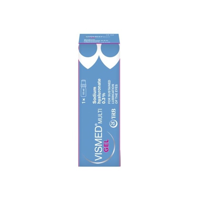 Collirio Lubrificante Vismed Gel Multi Acido Ialuronico 0,3% 10 Ml