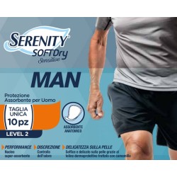 Pannolino Serenity Man Sensitive Level 2 10 Pezzi