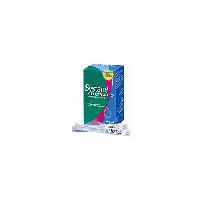 Confezione da 30 flaconcini di Systane Ultra Ud collirio idratante lubrificante Confezione da 30 flaconcini di Systane Ultra Ud collirio idratante lubrificante