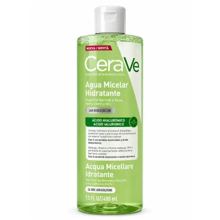 Flacone da 400 ml di Cerave Acqua Micellare Idratante Struccante Flacone da 400 ml di Cerave Acqua Micellare Idratante Struccante