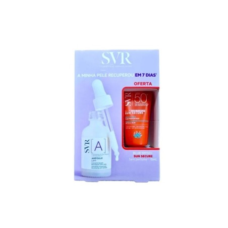 Flacone da 30 ml + tubetto da 15 ml di Svr Ampoule A Lift + Sun Secure Viso Spf 50+ Flacone da 30 ml + tubetto da 15 ml di Svr Ampoule A Lift + Sun Secure Viso Spf 50+