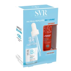 Flacone da 30 ml + tubetto da 15 ml di Svr Ampoule B Siero Idratante + Crema Viso Spf 50+