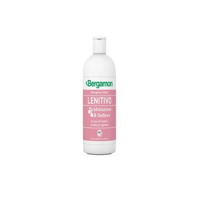 Flacone formato viaggio da 100 ml di Bergamon Detergente Intimo Idratante E Lenitivo.