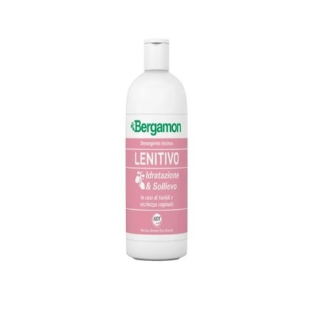 Flacone formato viaggio da 100 ml di Bergamon Detergente Intimo Idratante E Lenitivo.