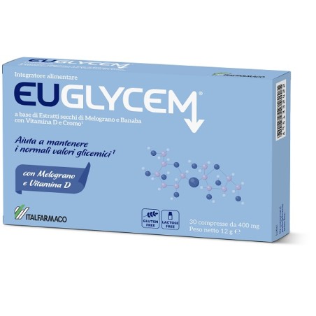 Euglycem 30 Compresse Da 400 Mg Senza Glutine Senza Lattosio Euglycem 30 Compresse Da 400 Mg Senza Glutine Senza Lattosio