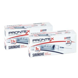Safety Prontex Siringa 5ml Con Ago Indolore 10Pezzi