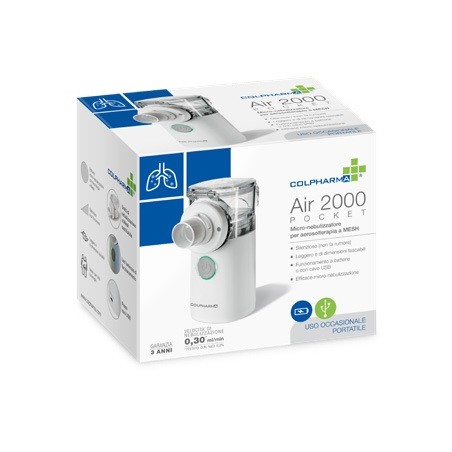 Aerosol Mesh Tascabile Colpharma Air 2000 Pocket Aerosol Mesh Tascabile Colpharma Air 2000 Pocket