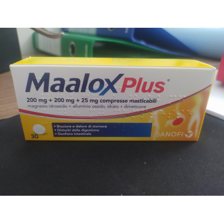 Maalox Plus 30 Compresse Masticabili
