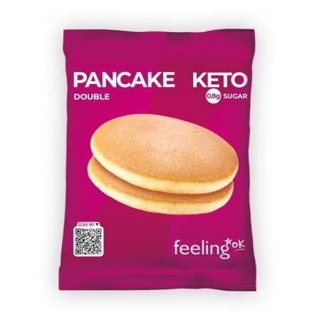 Confezione contenente 1 pancake double neutro della linea low carb Feeling Ok.