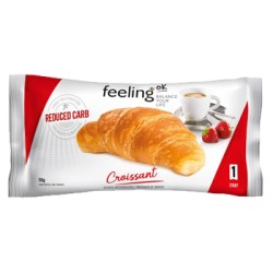 Confezione con una brioches da 50 grammi Feeling Ok per la dieta chetogenica.