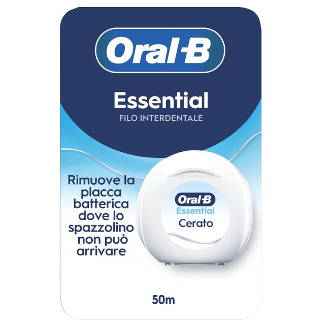 Oralb Essential Filo Cerato Interdentale 50 Metri Oralb Essential Filo Cerato Interdentale 50 Metri