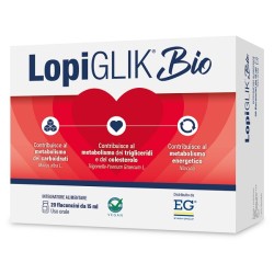 Confezione da 20 flaconcini di Lopiglik Bio Integratore Per Abbassare Il Colesterolo Ed Il Metabolismo Dei Lipidi.