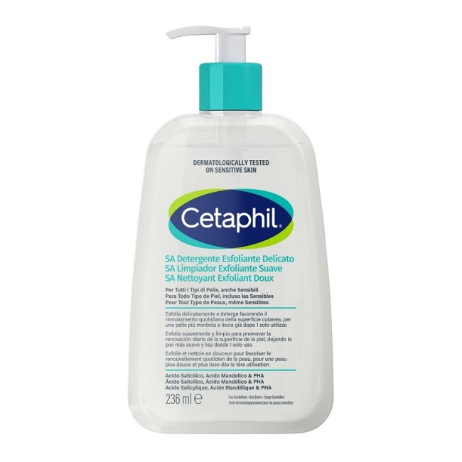 Cetaphil Sa Detergente Esfoliante Delicato 236 Ml Cetaphil Sa Detergente Esfoliante Delicato 236 Ml