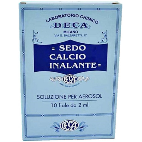 Sedocalcio Inalante 10 Fiale Da 2ml Sedocalcio Inalante 10 Fiale Da 2ml