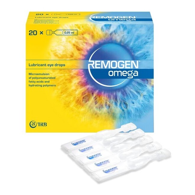 Remogen Omega Gocce Oculari Lubrificanti 20 Monodose Da 0,25 Ml Remogen Omega Gocce Oculari Lubrificanti 20 Monodose Da 0,25 Ml