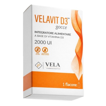 Velavit D3 Gocce 19 Ml Senza Glutine Naturalmente Privo Di Lattosio Velavit D3 Gocce 19 Ml Senza Glutine Naturalmente Privo Di Lattosio