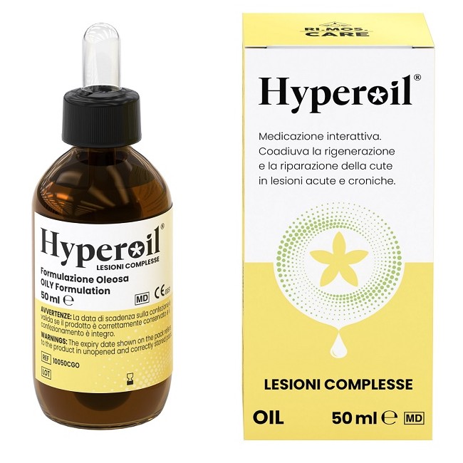 Hyperoil Soluzione Oleosa 50 Ml Lesioni Complesse Hyperoil Soluzione Oleosa 50 Ml Lesioni Complesse
