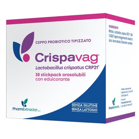 Crispavag 30 Stick 1,2 G Con Edulcorante Senza Glutine Senza Lattosio