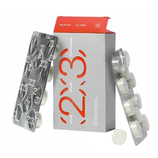 Vocal Boost 20 Compresse Orosolubili Senza Glutine E Lattosio Vocal Boost 20 Compresse Orosolubili Senza Glutine E Lattosio
