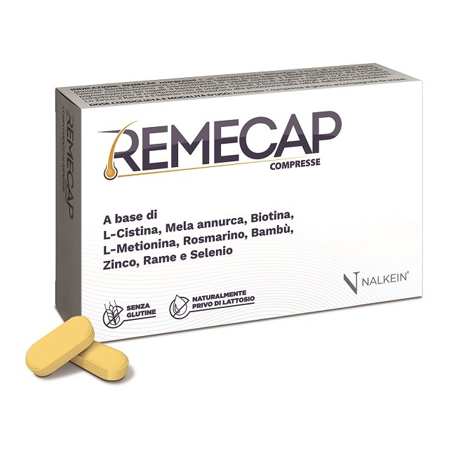 Remecap 30 Compresse Rivestite Da 1,25 G Senza Glutine Naturalmente Privo Di Lattosio Remecap 30 Compresse Rivestite Da 1,25 G Senza Glutine Naturalmente Privo Di Lattosio