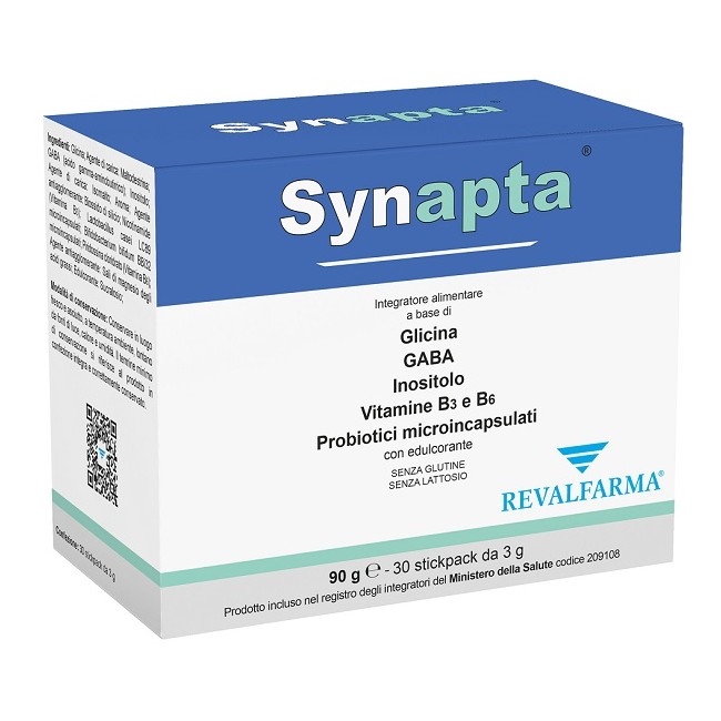 Synapta 30 Stickpack Con Edulcorante Senza Glutine E Lattosio Synapta 30 Stickpack Con Edulcorante Senza Glutine E Lattosio