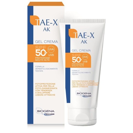 TAE-X Ak Spf50 Gel Crema gel Trattamento Macchie Solari 50 ml TAE-X Ak Spf50 Gel Crema gel Trattamento Macchie Solari 50 ml
