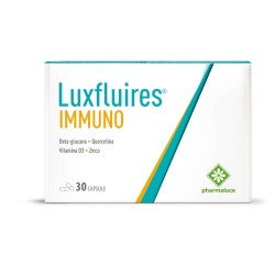 Luxfluires Immuno 30 Capsule Da 736mg Senza Glutine Naturalmente Privo Di Lattosio