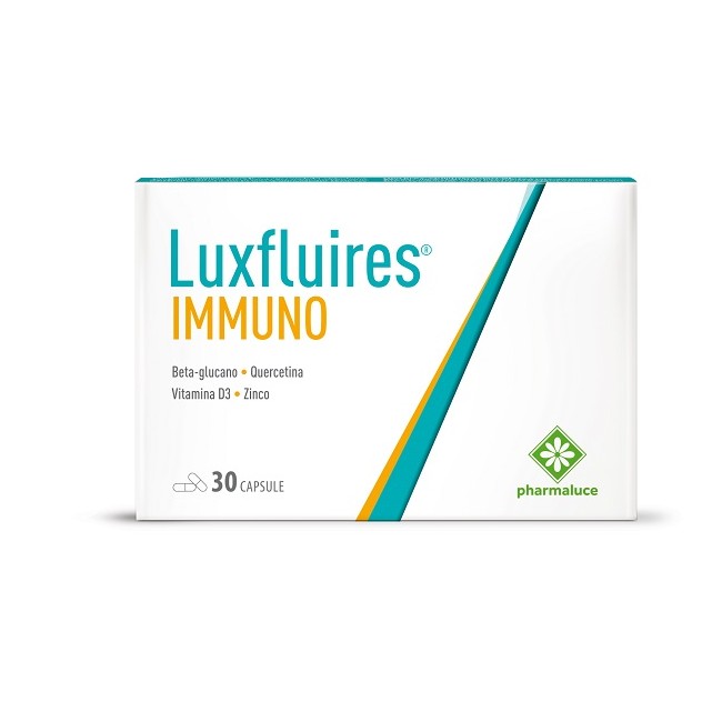 Luxfluires Immuno 30 Capsule Da 736mg Senza Glutine Naturalmente Privo Di Lattosio