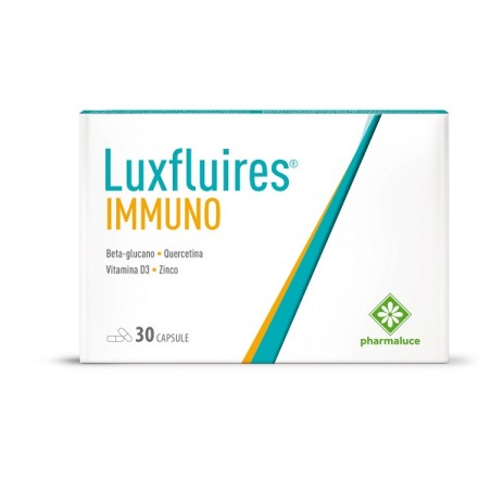 Luxfluires Immuno 30 Capsule Da 736mg Senza Glutine Naturalmente Privo Di Lattosio