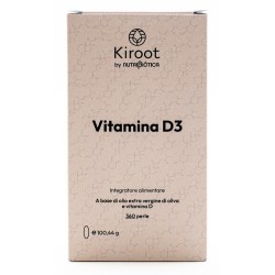 Kiroot By Nutribiotica Vitamina D3 360 Perle Senza Glutine Senza Lattosio