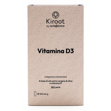 Kiroot By Nutribiotica Vitamina D3 360 Perle Senza Glutine Senza Lattosio Kiroot By Nutribiotica Vitamina D3 360 Perle Senza Glutine Senza Lattosio