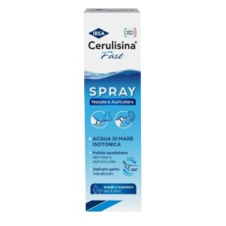 Flacone da 100 ml di Ibsa Cerulisina Fast Naso/Orecchio Spray All'Acqua Di Mare.