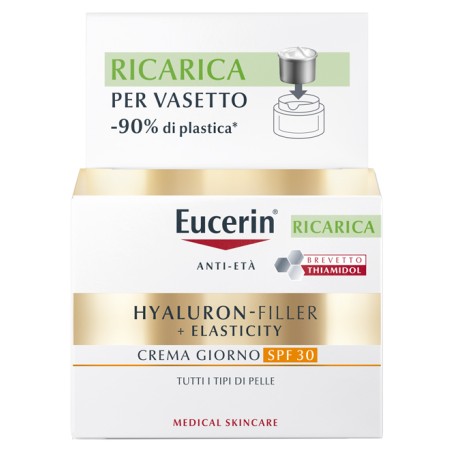 Eucerin Hyaluron-filler + Elasticity Crema Giorno Spf30 Ricarica 50 Ml