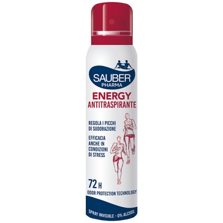 Sauber Deo 72h Energy Antitraspirante Spray 150 Ml Sauber Deo 72h Energy Antitraspirante Spray 150 Ml