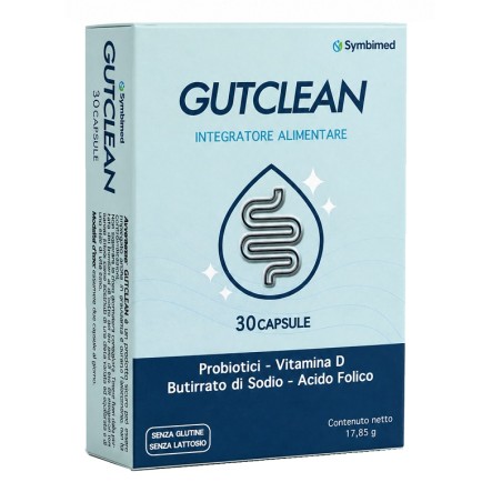 Gutclean 30 Capsule Senza Glutine Senza Lattosio Gutclean 30 Capsule Senza Glutine Senza Lattosio
