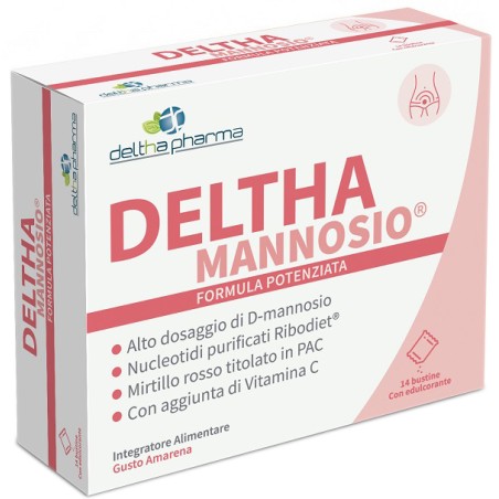Deltha Mannosio 14 Bustine Amarena Senza Glutine E Lattosio Deltha Mannosio 14 Bustine Amarena Senza Glutine E Lattosio