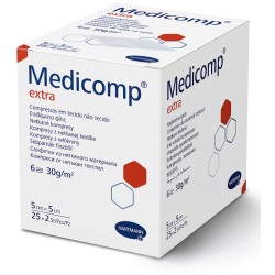 Medicomp Extra Garza Compressa In Tnt 5x5cm 50 Pezzi