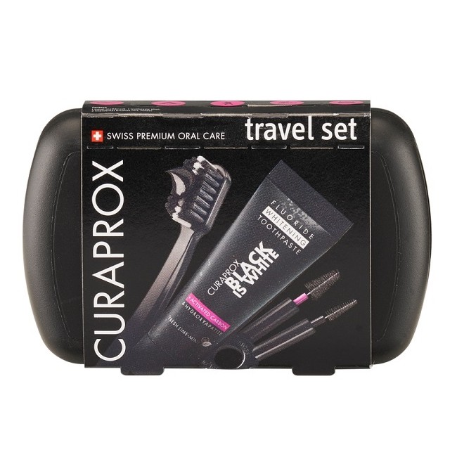 Curaprox Black Is White Travel Set