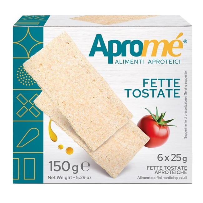 Aprome' Fette Tostate 6 Porzioni Da 25 G