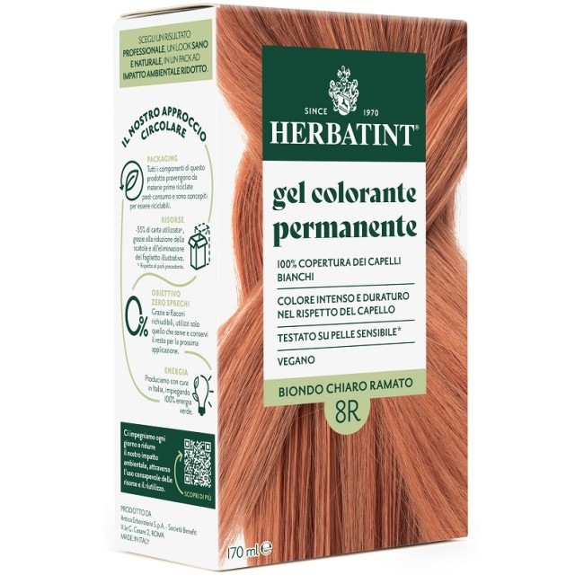 Herbatint 8r Biondo Chiaro Ramato 170 Ml