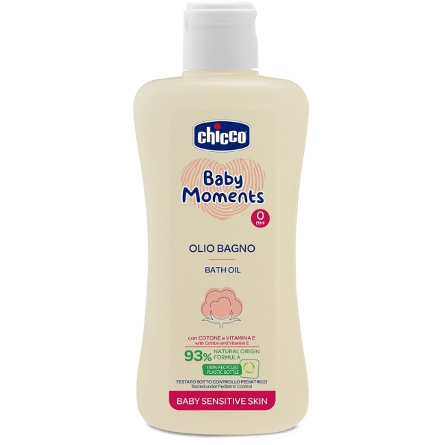 Chicco Baby Moments Olio Bagno Sens 200 Ml Chicco Baby Moments Olio Bagno Sens 200 Ml