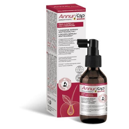 Annurkap Advanced Lozione Spray Coadiuvante Anticaduta 60 Ml Annurkap Advanced Lozione Spray Coadiuvante Anticaduta 60 Ml
