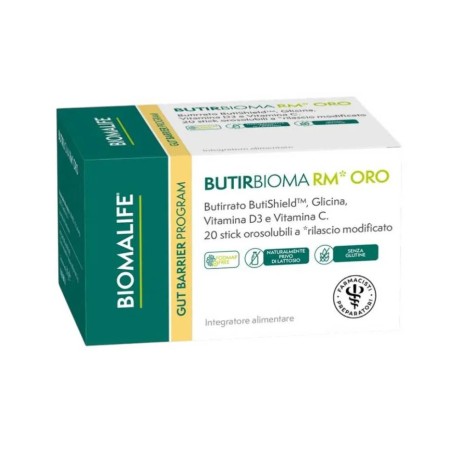 Biomalife Butirbioma Rm Oro 20 Stick Orosolubili Biomalife Butirbioma Rm Oro 20 Stick Orosolubili
