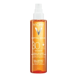 Flacone spray da 200 ml di Vichy Capital Soleil Olio Invisibile Protettivo Spf 30