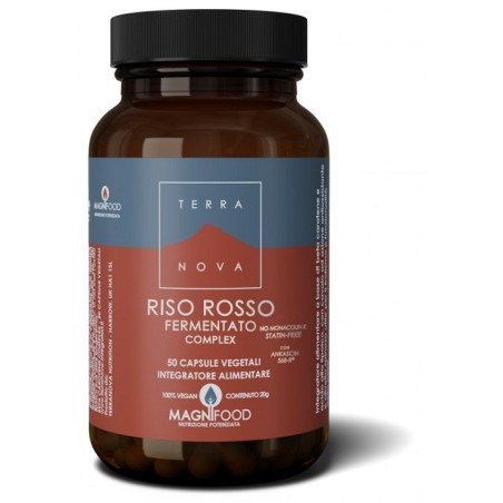 Terranova Riso Rosso Fermentato Complex 50 Capsule Vegetali Senza Monacolina E Statina Terranova Riso Rosso Fermentato Complex 50 Capsule Vegetali Senza Monacolina E Statina