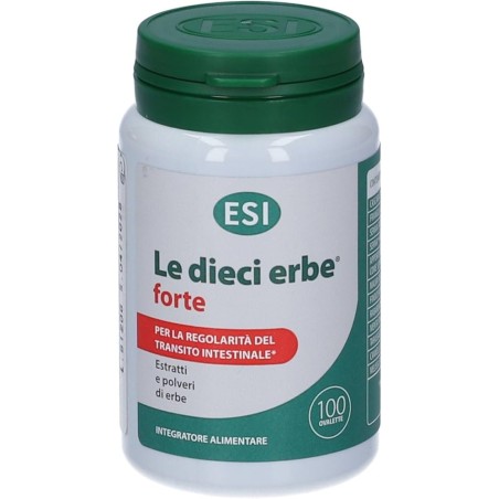 ESI Le Dieci Erbe Più Forte Integratore Naturale Lassativo 100 Ovalette ESI Le Dieci Erbe Più Forte Integratore Naturale Lassativo 100 Ovalette
