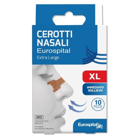 Cerotti Nasali Xl 6,7x2cm 10 Pezzi Cerotti Nasali Xl 6,7x2cm 10 Pezzi
