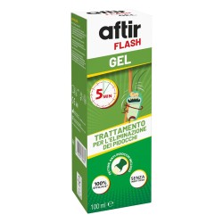 Confezione da 100 ml di Aftir Flash Gel Trattamento Per L'Eliminazione Di Pidocchi E Lendini.