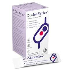 Confezione da 20 stickpack di Dissenreflux Integratore Per Favorire Il Benessere Gastrico.